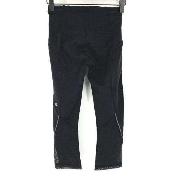 Lululemon Leggings Free Runner Crop Mesh - Picture 3 of 9